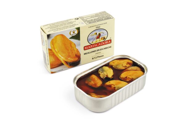 Mejillones en escabeche Mariscadora 8/12
